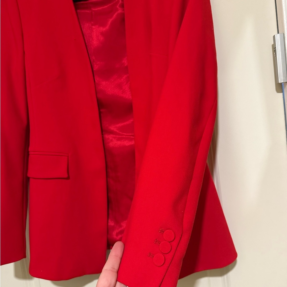 Zara Basic Bold Red jacket - Picture 5 of 6
